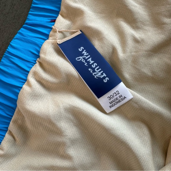 NWT Swimsuits For All Blue Basic Classic Swimsuit Trunks Shorts 30 - Picture 6 of 6